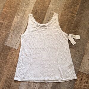 NWT | Eileen Fisher Organic Linen Jersey Tank, Size Medium